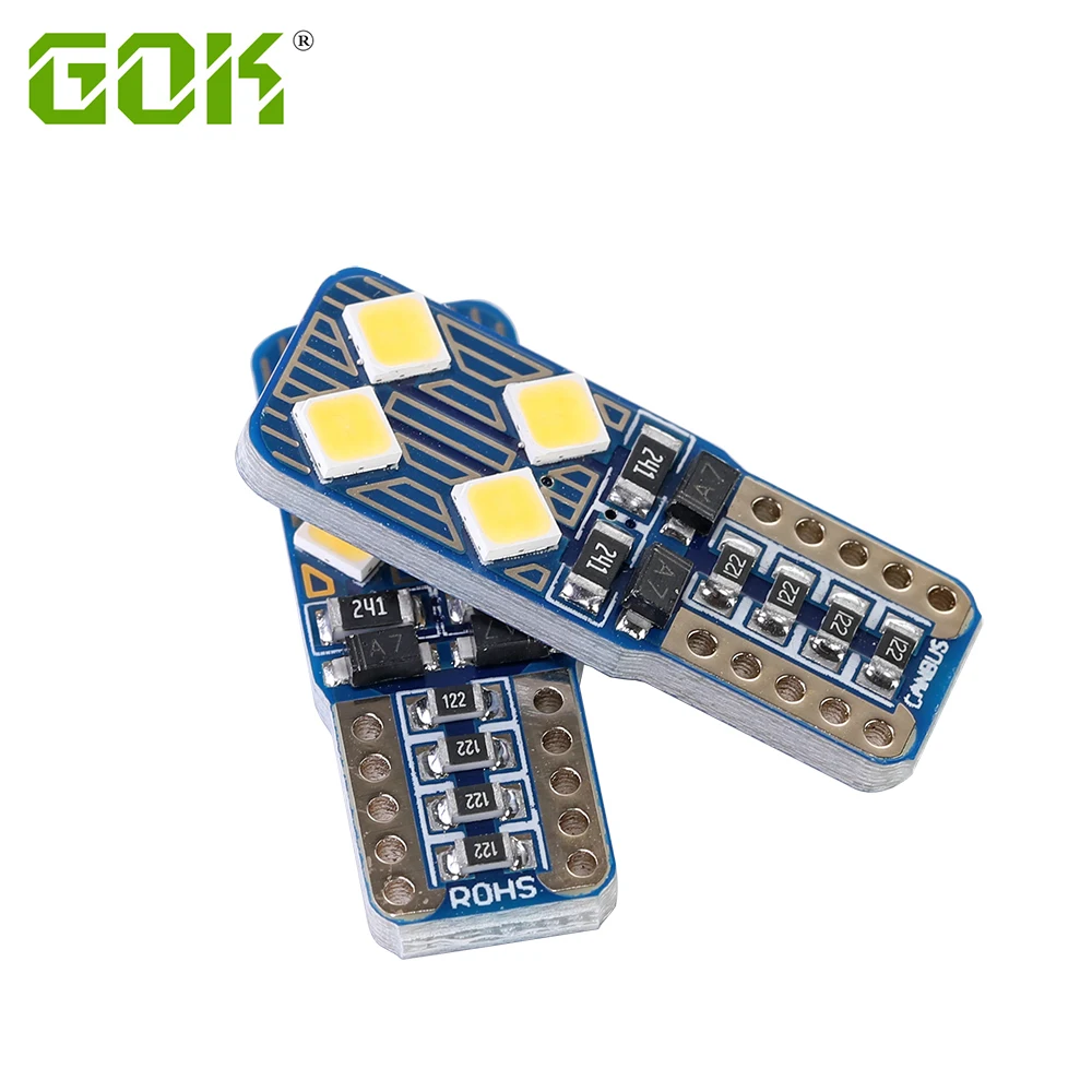 10pcs 2019 NEW Canbus T10 W5w 8smd 3030 New High Bright Led Width Lamp reading indoor lamp No Error Report clearance bulb 12V | Автомобили