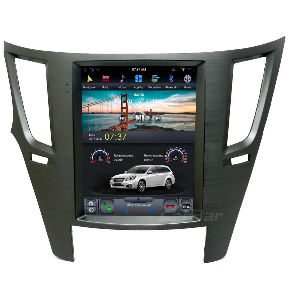 CARBAR 10," вертикальный ips экран Android автомобильный DVD gps навигатор плеер для Subaru Legacy Outback 2010- 2 Гб ram 64 Гб rom