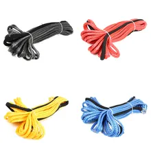 Синтетический трос лебедки 12 мм x 25 м, кабель для восстановления линии, кабель для восстановления, кабель для восстановления, светильник с низким растягиванием, Универсальная мойка для автомобиля