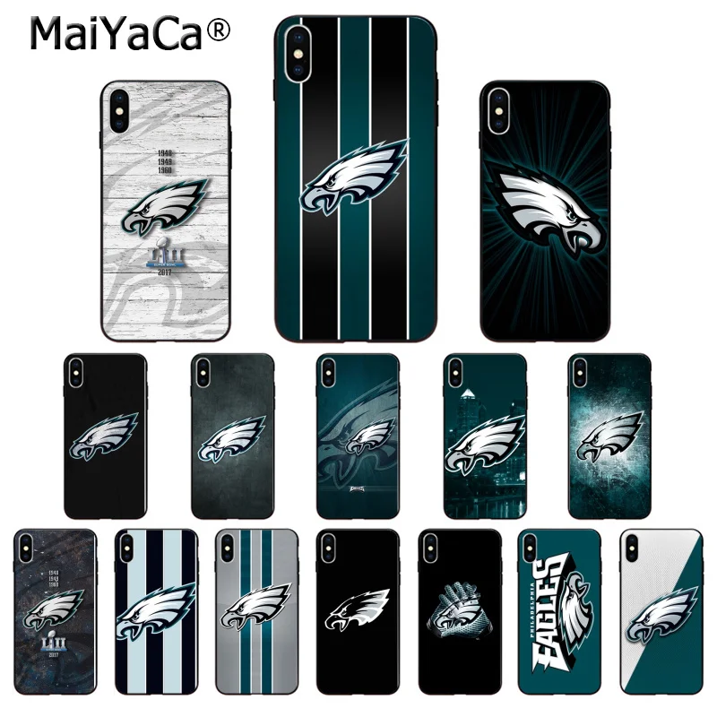 MaiYaCa Philadelphia Eagles высококачественный чехол для телефона iPhone 5 5Sx 6 7 7plus 8 8Plus X XS MAX XR