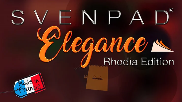 

SvenPad Elegance Rhodia Edition (Single, Black Cover) Stage Magic Tricks Mentalism Illusions Gimmick Fun Prophecy Magia Magician