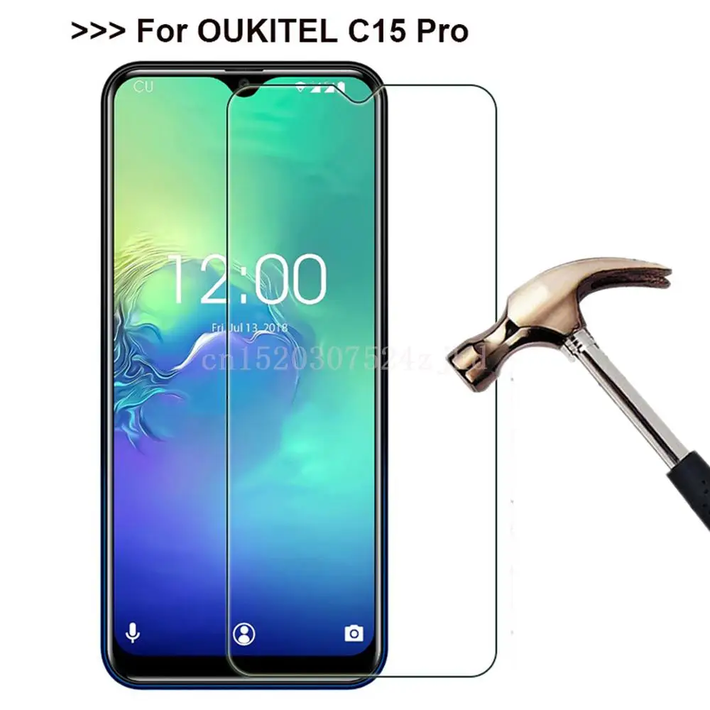9H закаленное стекло для смартфона OUKITEL C15 PRO 2.5D Высокое качество защита экрана Oukitel