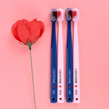 2 шт./упак. любовь пара bamboo Зубная щетка из древесного угля портативный мягкая Щетинная зубная щетка Eco удобная щетка очистка полости рта уход инструменты