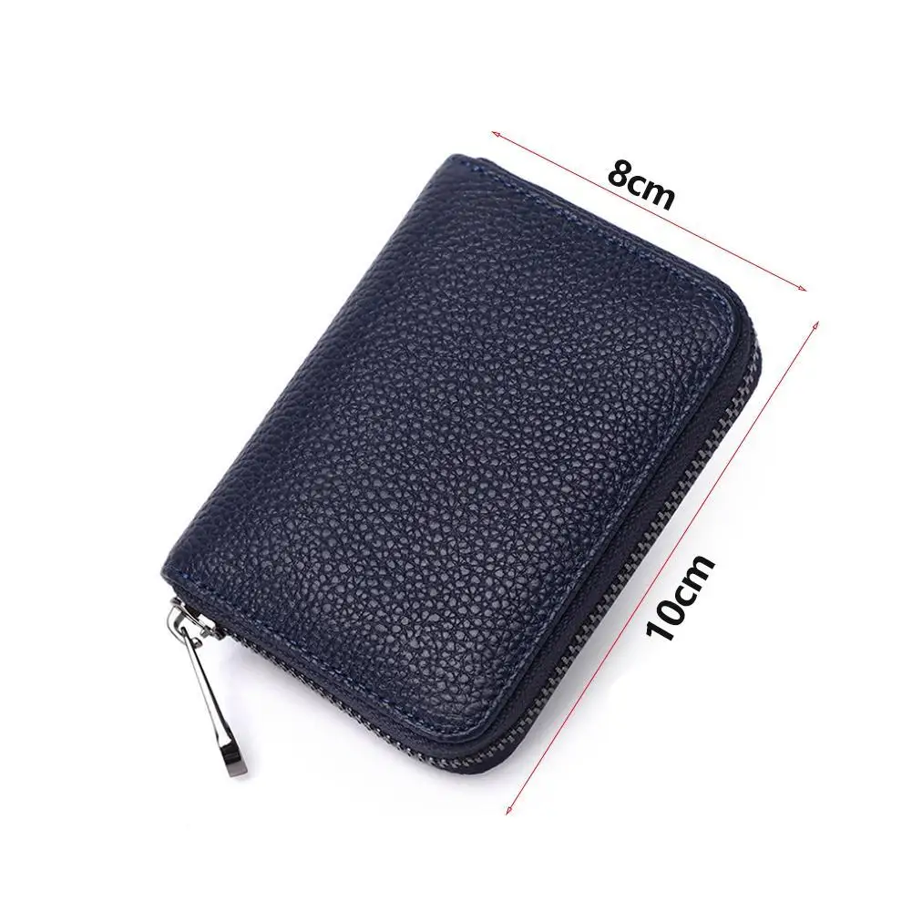 Men Wallet Credit Card Holder PU RFID Blocking Pocket Purse