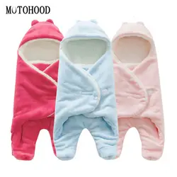 MOTOHOOD/осенне-зимнее одеяло для девочек и мальчиков, спальный мешок для новорожденных, детское одеяло, теплое одеяло для маленьких девочек и