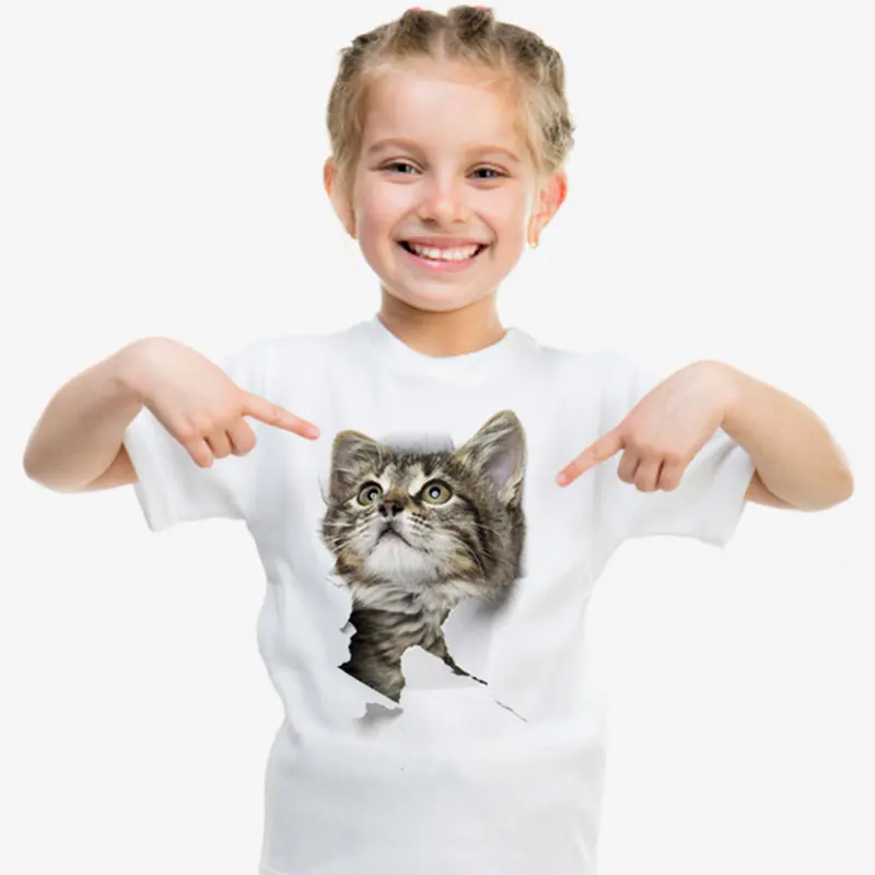 Детская футболка с коротким рукавом на возраст 2 7 лет|Тройники| |