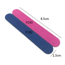 

100pcs 180#/240# Disposable Double-side Nail Files Nail File Set for Nail Art Acrylic Gel Polish Remover Portable Sandpaper