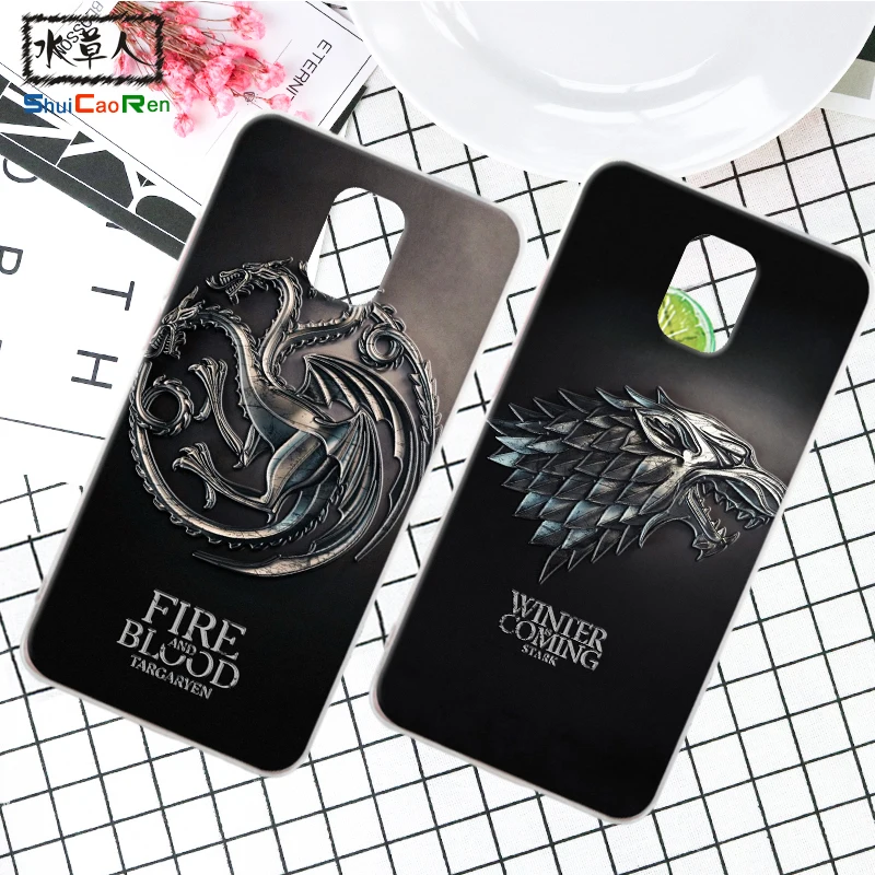 

ShuiCaoRen Silicone Case For Samsung Galaxy Note 3 Neo N7506V Retra Game of Thrones Cover Ice and Fire Fundas For Samsung Note 3