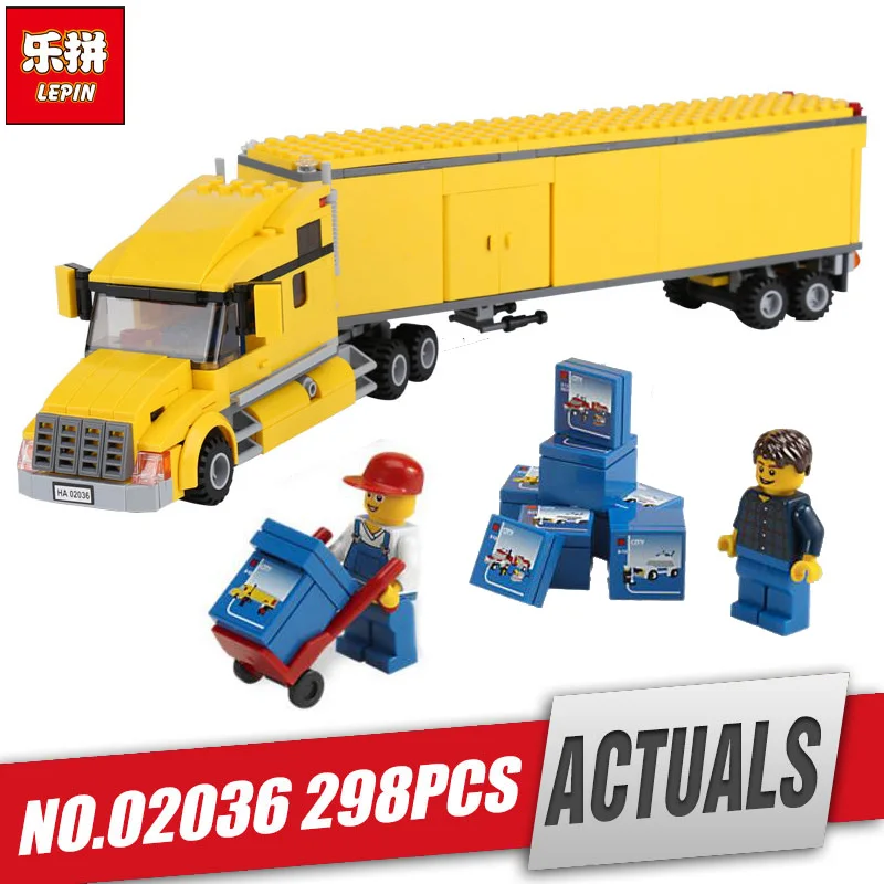 

Free Shipping Lepin 02036 City Series The Legoing 3221 City Truck Set Model Building Blocks Bricks Boys Toys for Kids As Gift