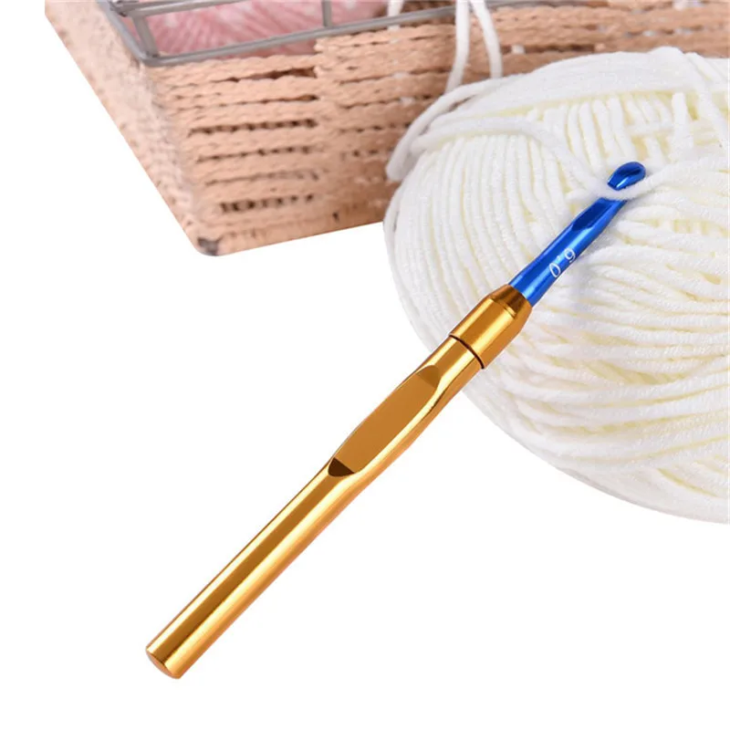 Looen Crochet Hook Sets 8 Size 3.0-6.5mm Interchangeable Hook Sweater Needle Sewing Needles Accessories Set With Waterproof Case (3)