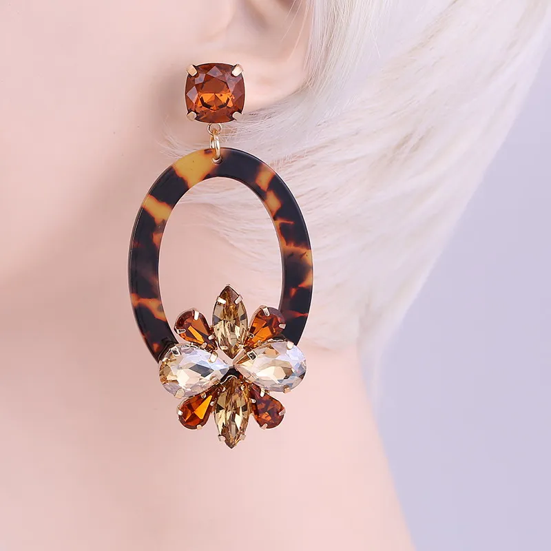 Earrings Brown