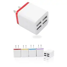 CARPRIE 2.6A 4 в 1 порт USB США вилка домашние дорожные Настенные зарядное устройство адаптер переменного тока для телефона AUG 26#3