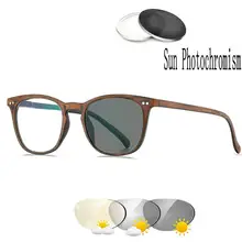 Новая мода Ретро деревянная рамка унисекс солнцезащитные фотохромные брендовые роскошные очки для чтения с коробкой FML