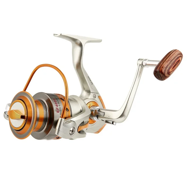 Cheap Metal Spinning Fishing Reels Fly Wheel Fishing Metal Rocker Reel Spinner Fishing Salt Water Fishing Tool Accessories
