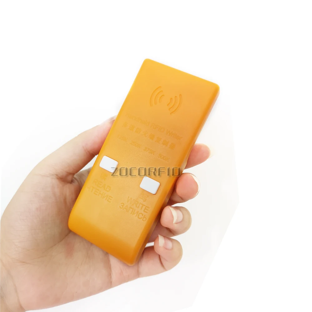 Сломанный брандмауэр Ручной 125 кГц RFID Дубликатор Копир Писатель программист ридер+ 10 шт. EM5300 перезаписываемые ID брелки метки карты