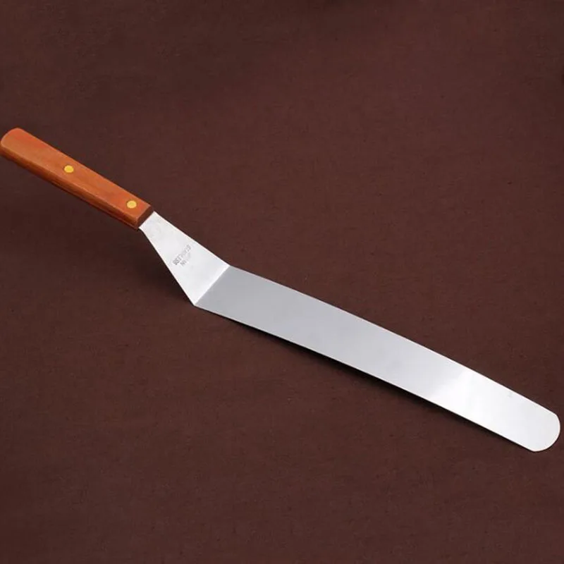 12" Decorating cake Spatula Stainless Steel Bread Smooth Knife Scraper