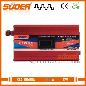 

Suoer【 Modified Sine Wave Inverter 】 Modified Sine Wave Inverter 1500W 12V 220V DC To AC Inverter(SAA-D1500A)