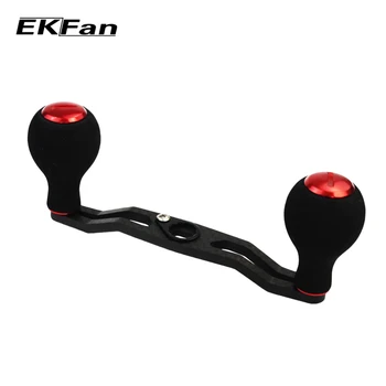 

EKFan Black EVA Knob With Length121mm Carbon Fiber 8*5mm Hole Fishing Reel Handle For Baitcasting Fishing Reel Rocker