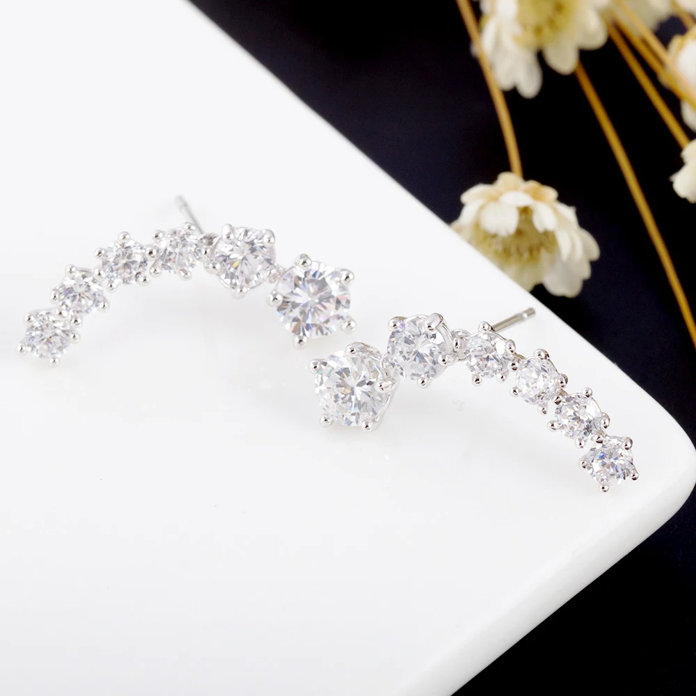 17KM-1-Pairs-Silver-Color-Stars-Element-Crystal-Earrings-Ear-Hook-For-Women-Girl-Stud-Earrings (3)