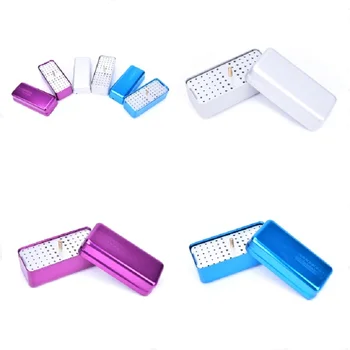 

72 Hole Autoclave Sterilizer Case Burs Dental Disinfection Endo Files Holder Box For Oral Care Tool