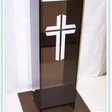 Прозрачный популярный прозрачный нокдаун акриловый лектерн для церкви