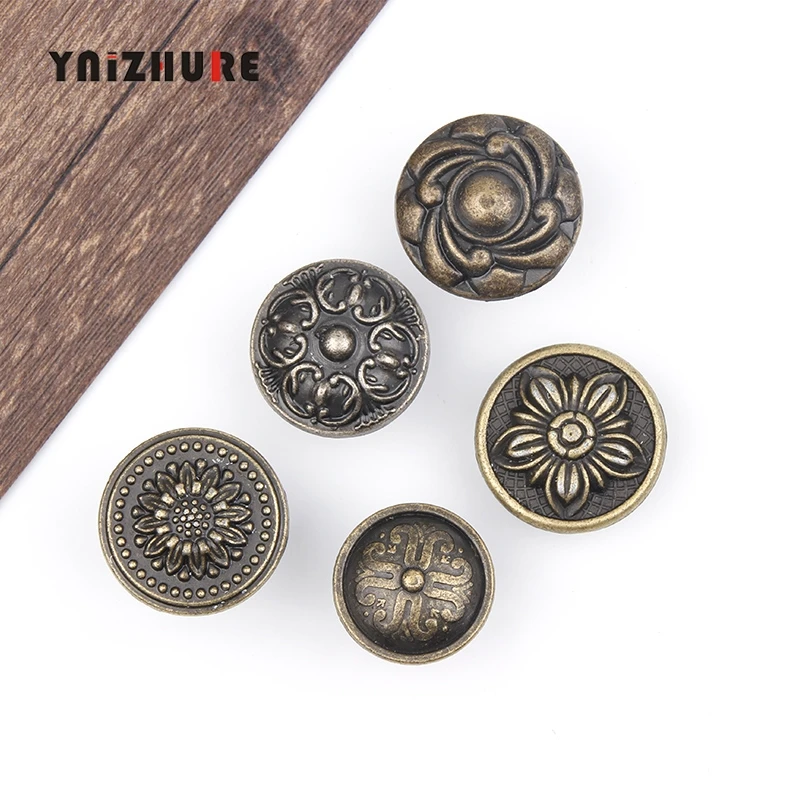 Antique Pull Handles Bronze Tone Retro Alloy Kitchen Drawer Cabinet Door Handle Furniture Knobs Hardware Cupboard Classical
