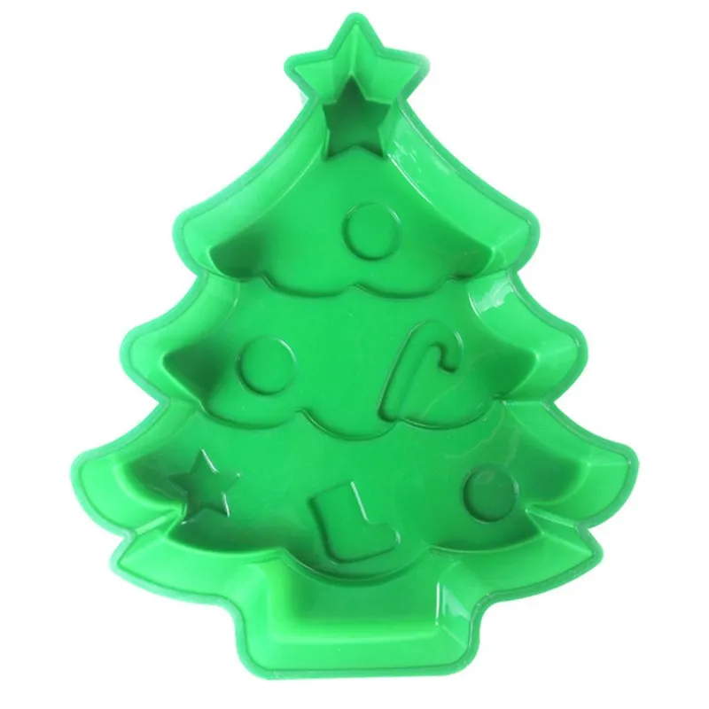Buy Christmas Tree Silicone Cake Baking Mold Cake Pan