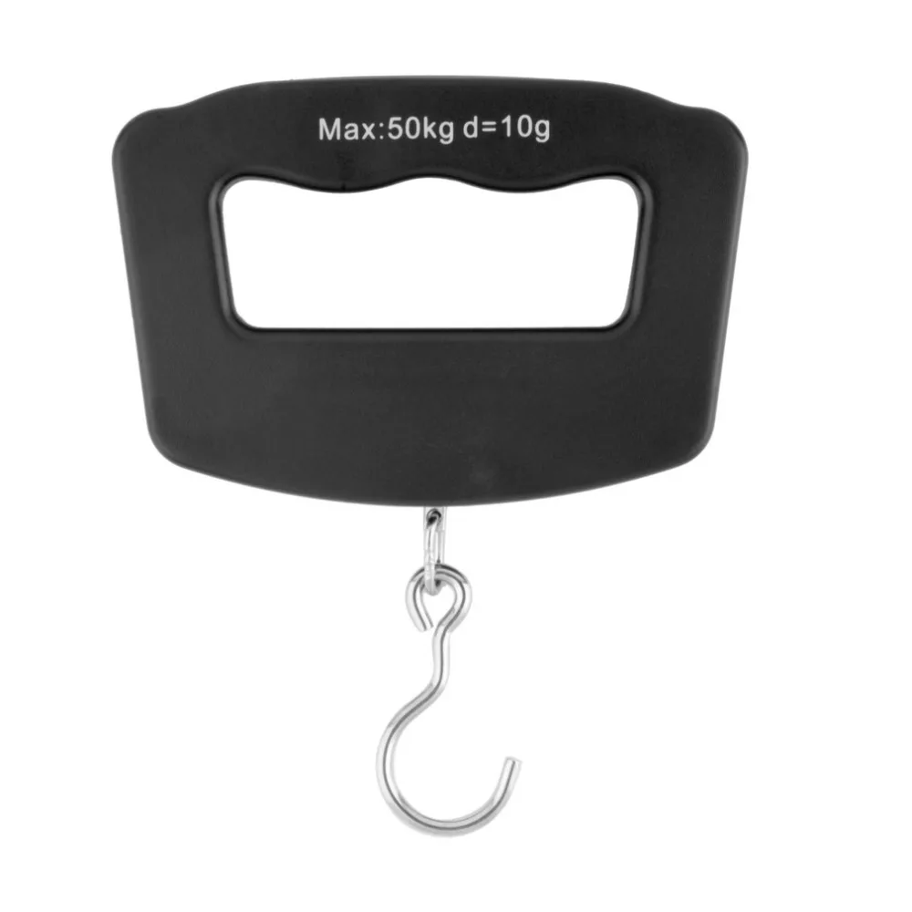 

Portable Mini Digital Hand Held 50Kg*10g Fish Hook Hanging Scale Electronic Weighting Scale Blue Backlit LED Display