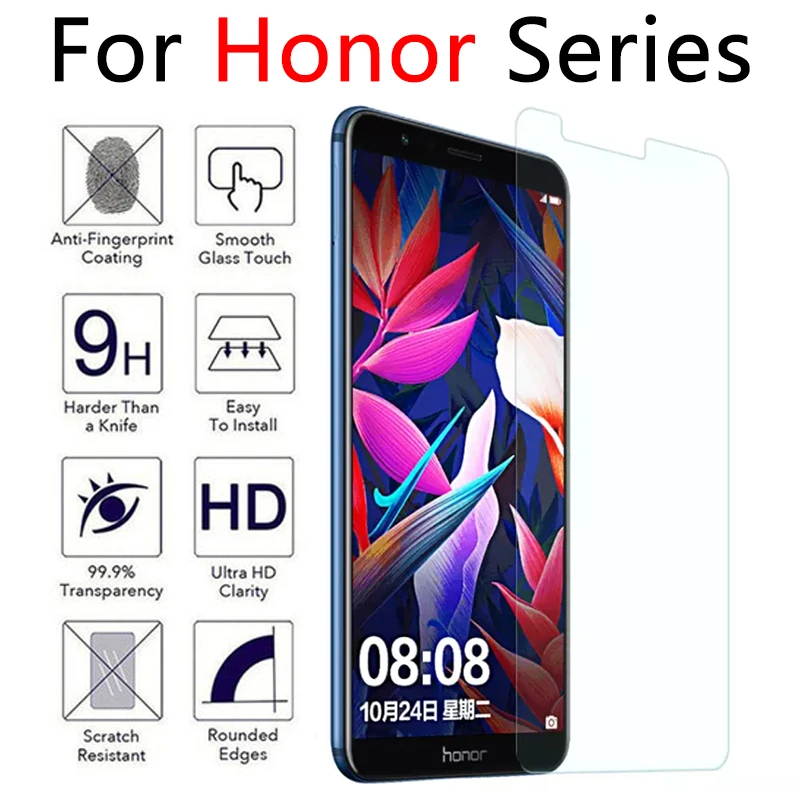 

Protective Glass Case For Huawei Honor 7X 7C 7A 7S 5C 7 Lite Pro Y5 Y6 Y7 Prime 2018 Tempered Glas 5 7 X C A S X7 C7 A7 S7 7Lite