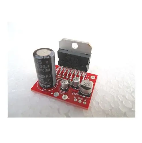 1PCS DC 12V 9V-16V Mini TDA7377 Dual Channel Stereo 35W*2 Audio Power Amplifier