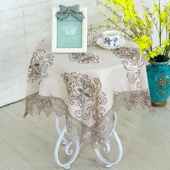 

NIOBOMO High grade multi-function water soluble table cloth tea table cover bedside cabinet cover dustproof cover