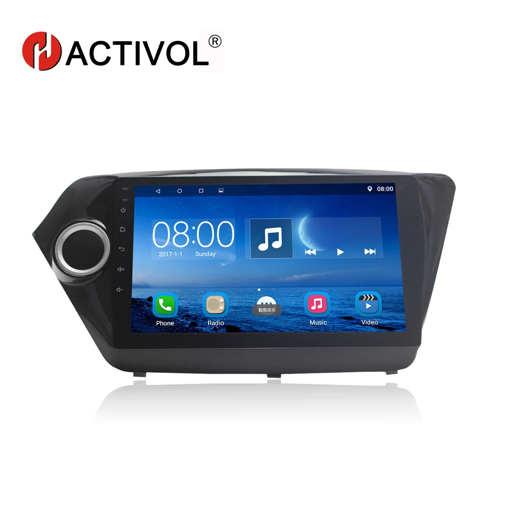 

HACTIVOL 9" Quad core car radio for Kia RIO K2 2010 2011 2012 2013 2014 2015 android 7.0 car DVD player with 1G RAM 16G ROM