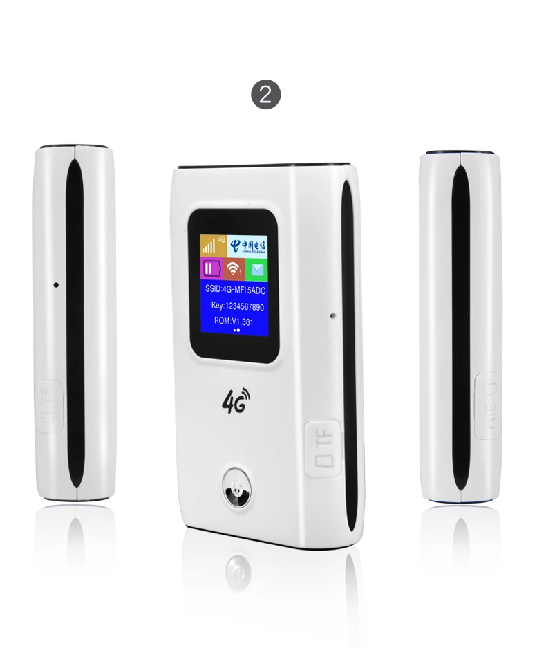  KuWFi Travel Partner 4G LTE Wireless 4G Wifi Router 5200mAH Power Bank Wi-fi Router With Sim Card S
