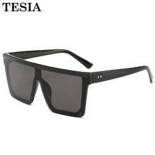 Квадратные негабаритные дизайнерские солнцезащитные очки для мужчин и женщин очки для вождения солнцезащитные очки цельная линза Modis красные желтые очки Oculos