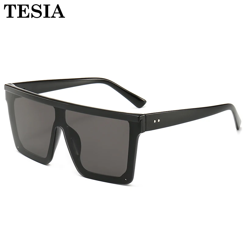 

Square Oversized Designer Sunglasses Men Women 2019 Driving Glasses Sun One Piece Lens Modis Red Yellow Glasses Oculos