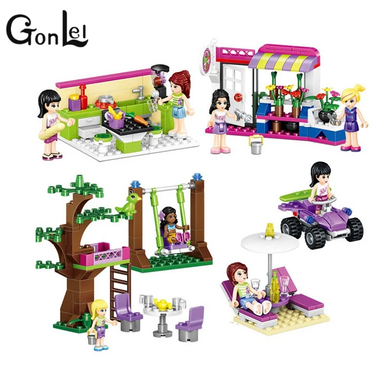 GonLeI 366pcs Friends LELE 79192 City Scene Movie Garden Scene Girl Princess Building Block Bricks Baby Toys with Lepin baby-brick : image GonLeI 366pcs Friends LELE 79192 City Scene Movie Garden Scene Girl Princess Building Block Bricks Baby Toys with Lepin baby-brick