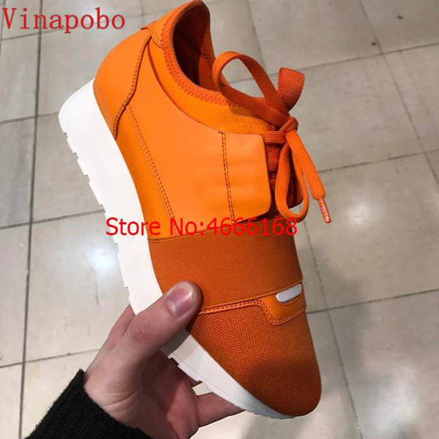 Mode luxe concepteur couleurs mélangées Sneaker homme femme chaussures décontractées en cuir vérita