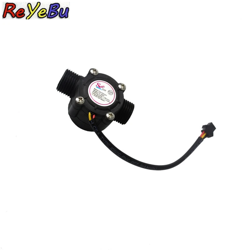 

Water flow sensor YF-S201 flowmeter Hall flow sensor Water control 1-30L/min 2.0MPa