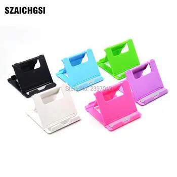 

wholesale 100pcs mobile phone holder Desk Station ABS Plastic Stand Stander Holder For iPhone x 8 7 6 plus for samsung phone