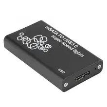 Мини 1,8 дюймовый MSATA для USB 3,0 внешний жесткий диск чехол для мобильного диска чехол для внешнего жесткого диска