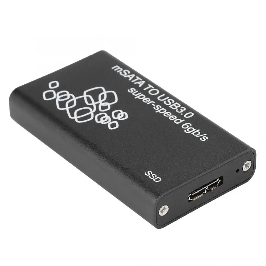 Новый внешний жесткий диск Mini 1 8 дюйма MSATA к USB 3 0 Чехол для мобильного диска чехол