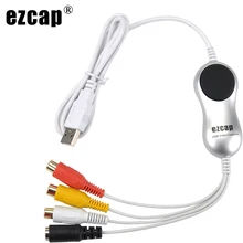 USB Аудио Видео Захват конвертер vhs в DVD захвата карты, конвертировать старые vhs ленты ТВ камеры видео в ПК, Windows 7 8 Win10 и MAC OS