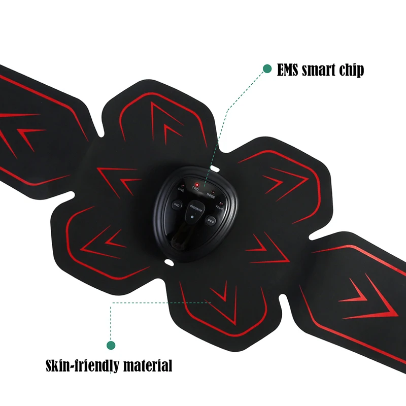 Vibration Fitness Massager Abdominal Muscle Trainer Electro Stimulator Gym Home EMS Spierstimulator Fitness Abdominale Training (10)