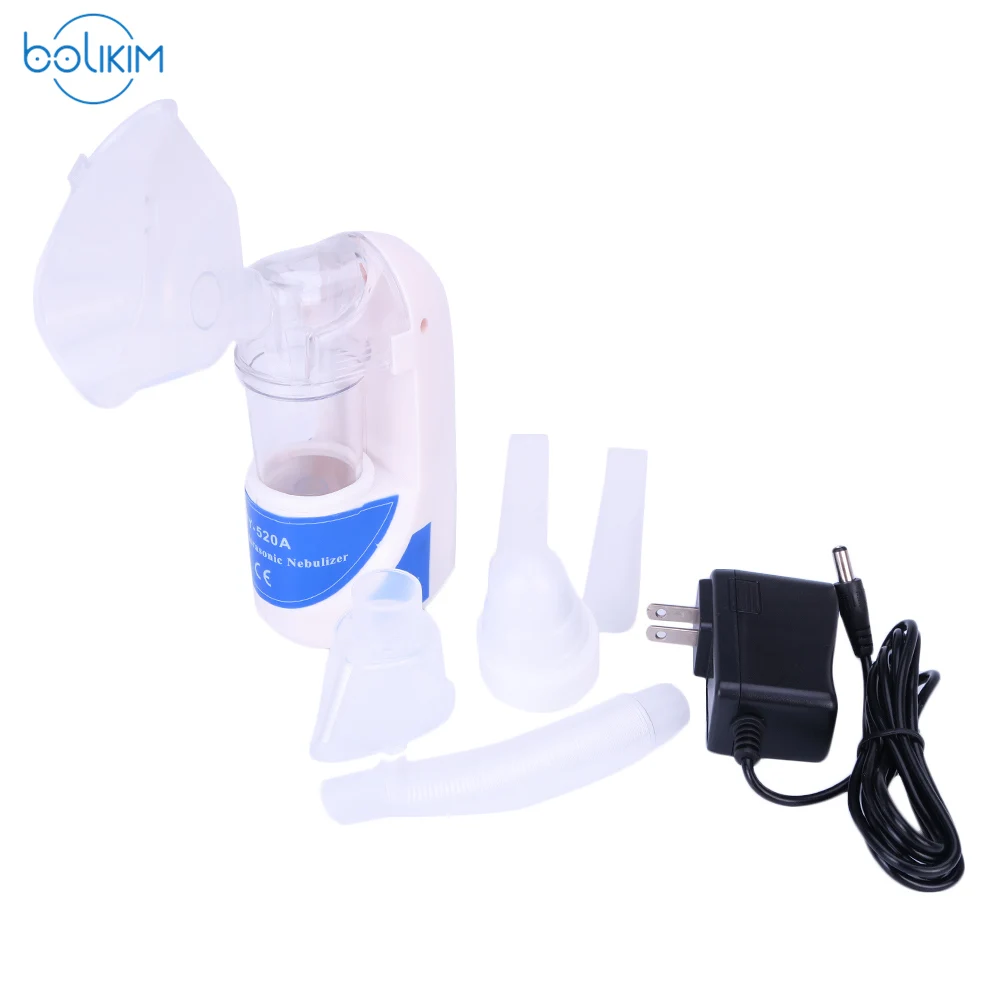 BOLIKIM 110 В~ 240 В ингалятор для астмы портативный automizer, дети здоровья детей ингаляционный прибор увлажнитель с ЕС/США/Великобритания/АС Plug