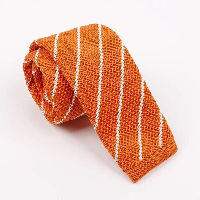 Различные мужские галстуки, вязаный галстук с плоской головкой, 5 см, узкая версия, Модный Полосатый клетчатый галстук, выпускной подарок, аксессуары - Цвет: ZZLD-284