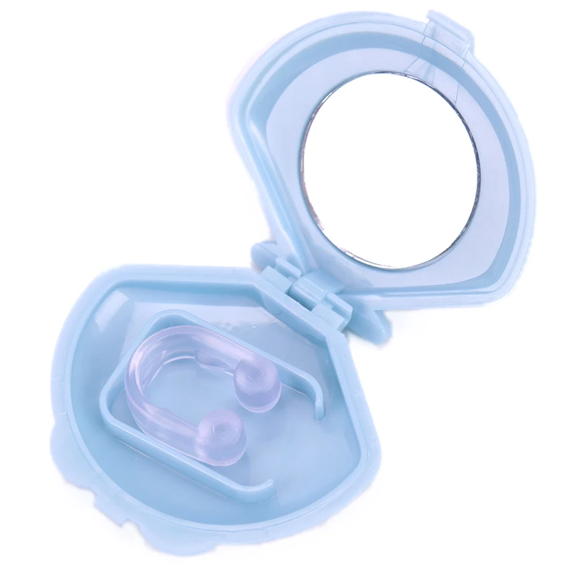 Kopen 1 st Siliconen Anti Snurken Ophouden Stopper Anti Snurken Ventilatie Nose Clip Gezondheid Slaaphulpmiddel Apparatuur Stop Snurken