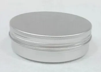 

Free shipping 30pcs/lot 120ml aluminum Jars,120g cream cosmetics container,120ml/g candle candy jars