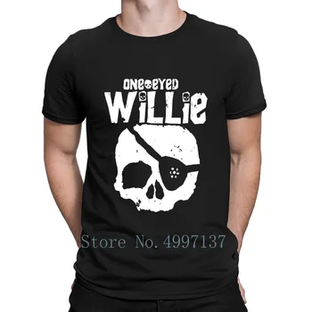 

Goonies New Vintage 80s Movie One Eyed Willie Skul T Shirt O Neck Create Spring Autumn Short Sleeve Fashion Leisure Shirt