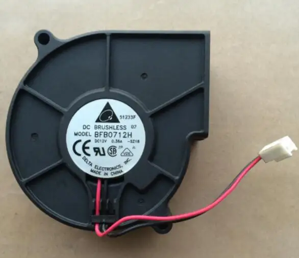 Оптовая продажа: оригинальный блок до 7530 BFB0712H DC12V 0.36A 2 линейный центробежный