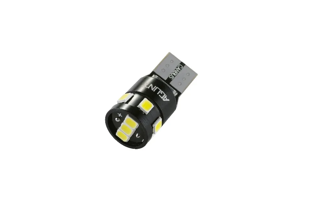 AGLINT 10 шт. T10 5w5 Led Canbus Нет ошибки для W5W 194 168 2825 9-SMD 2835 для автомобиля Купол Карта двери багажника номерного знака огни белый